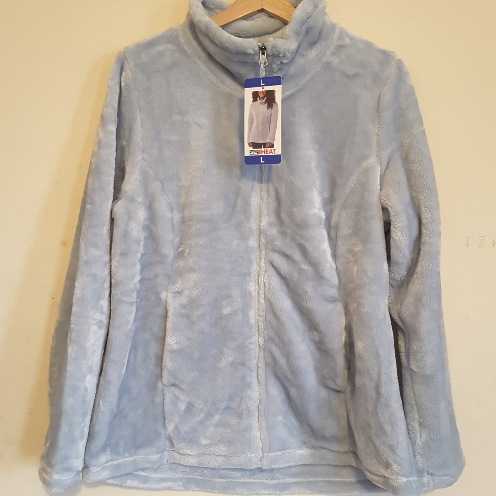 Light Blue Fleece Jacket